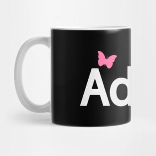 Adore being adorable text design Mug